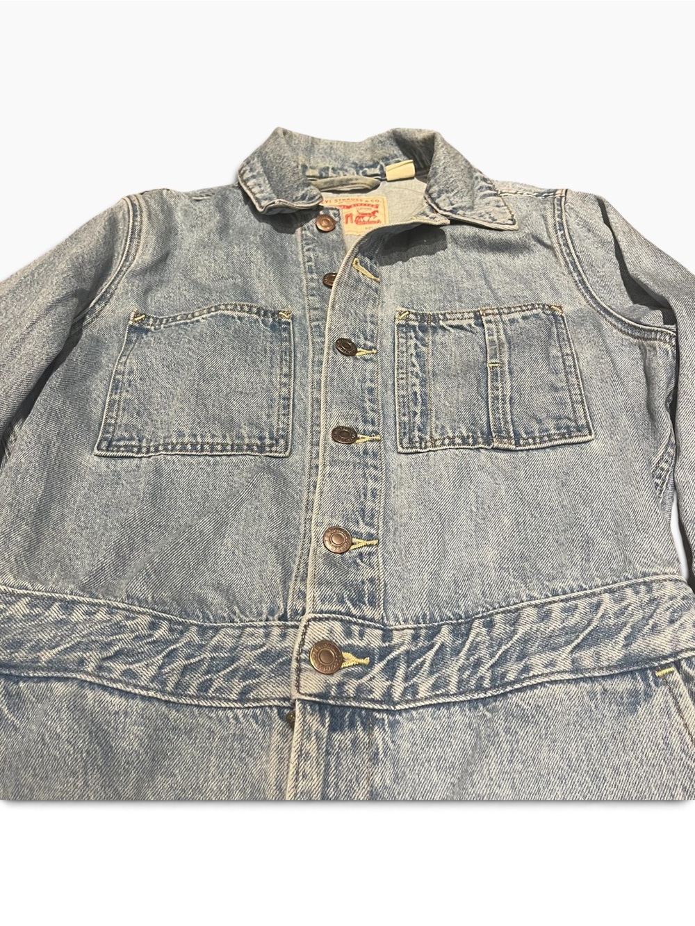 Levi's Blue Denim Women's Jumpsuit Coveralls - Picture 2 of 5